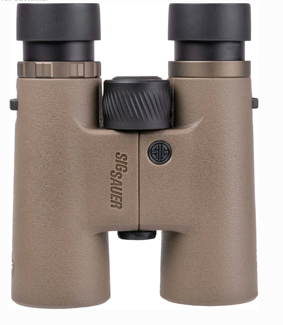 SIG Sauer Canyon HD 10x42 Binoculars | FDE Closed Bridge