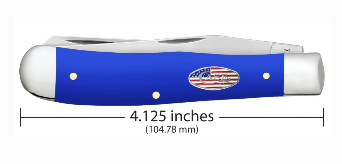 Case Royal Blue Synthetic Trapper Pocket Knife