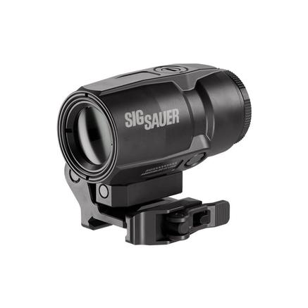 IN TRANSIT-SIG Sauer JULIET3T-AMR 3x22mm Magnifier – Black, PowerCam90 QR Mount