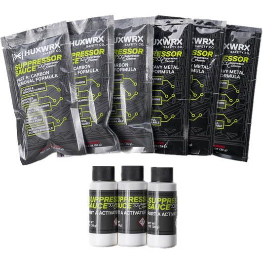 HUXWRX Suppressor Sauce Refill Kit Powder Suppressor Cleaner