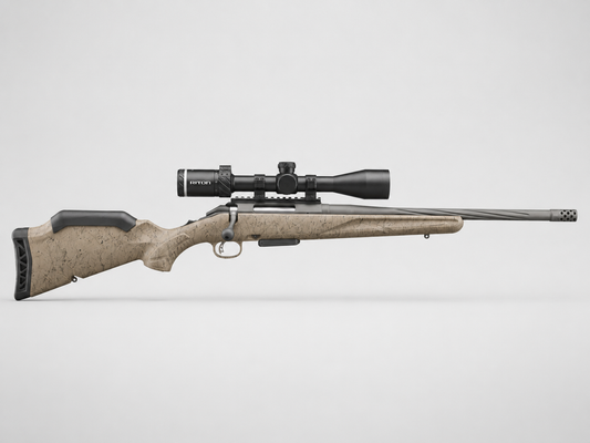 Ruger American Ranch Gen II .350 Legend Rifle with Riton 3 Primal 3-9x40 EER Scope Package