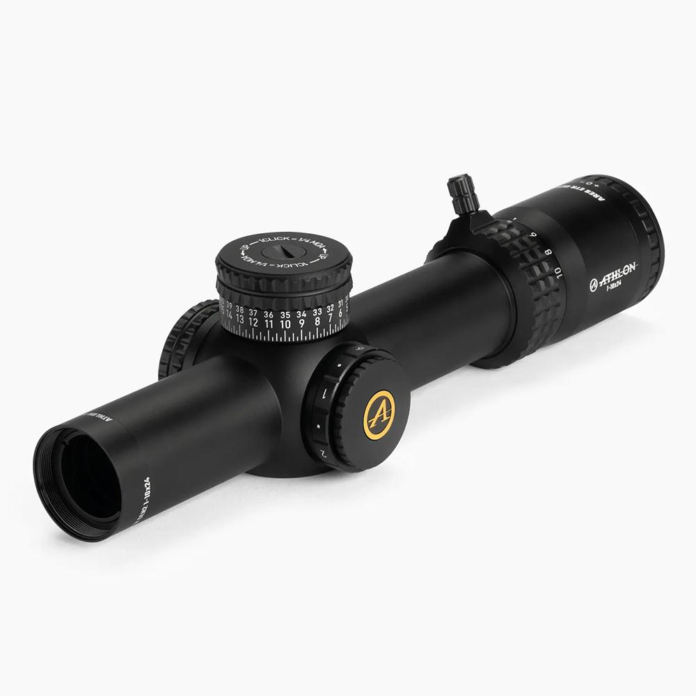 Athlon Ares ETR Gen 2 UHD 1-10x24 FFP Rifle Scope – ATMR2 MOA Illuminated Reticle – Black