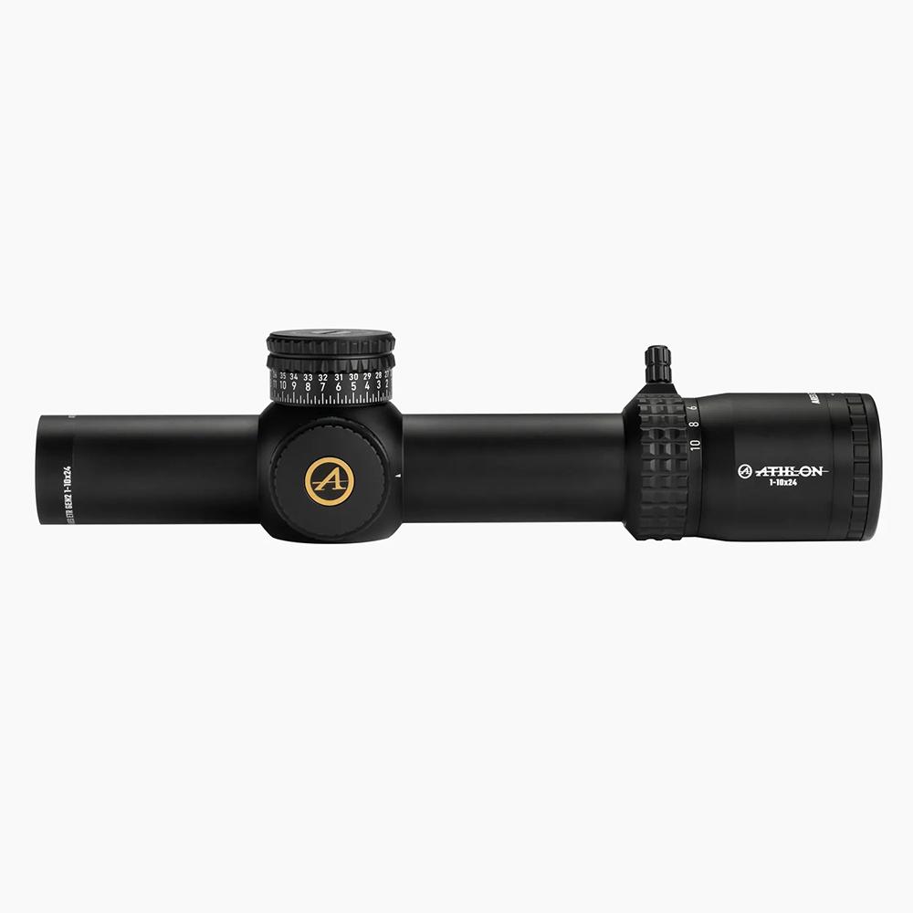 Athlon Ares ETR Gen 2 UHD 1-10x24 FFP Rifle Scope – ATMR2 MOA Illuminated Reticle – Black