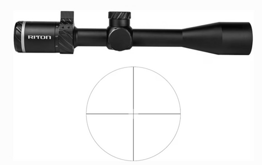 Riton 3 Primal 3-9x40 EER Scope - Extended Eye Relief Duplex