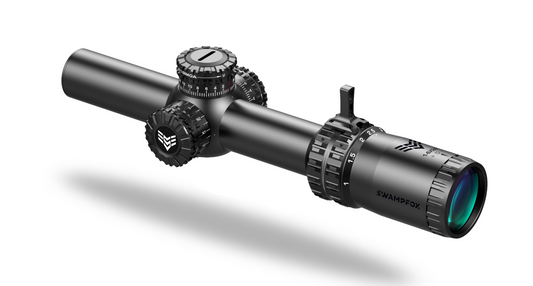 Swampfox Arrowhead 1-8x24 SFP LPVO Scope | 30mm | Guerrilla Dot BDC Reticle