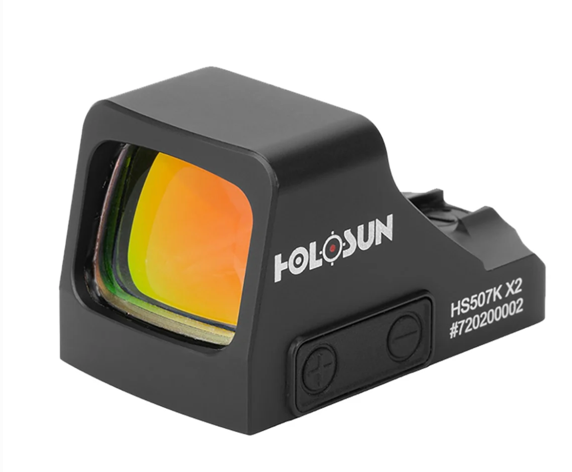 Holosun HS507K X2 Compact Red Dot Sight, Red Multi-Reticle, 2 MOA Dot and 32 MOA Circle