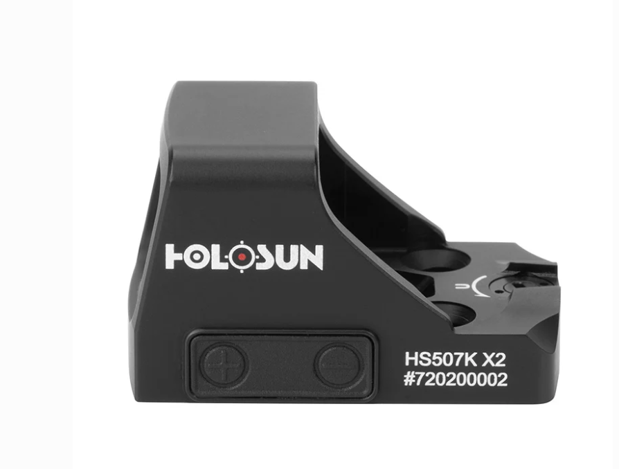 Holosun HS507K X2 Compact Red Dot Sight, Red Multi-Reticle, 2 MOA Dot and 32 MOA Circle
