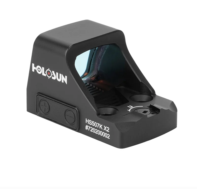 Holosun HS507K X2 Compact Red Dot Sight, Red Multi-Reticle, 2 MOA Dot and 32 MOA Circle