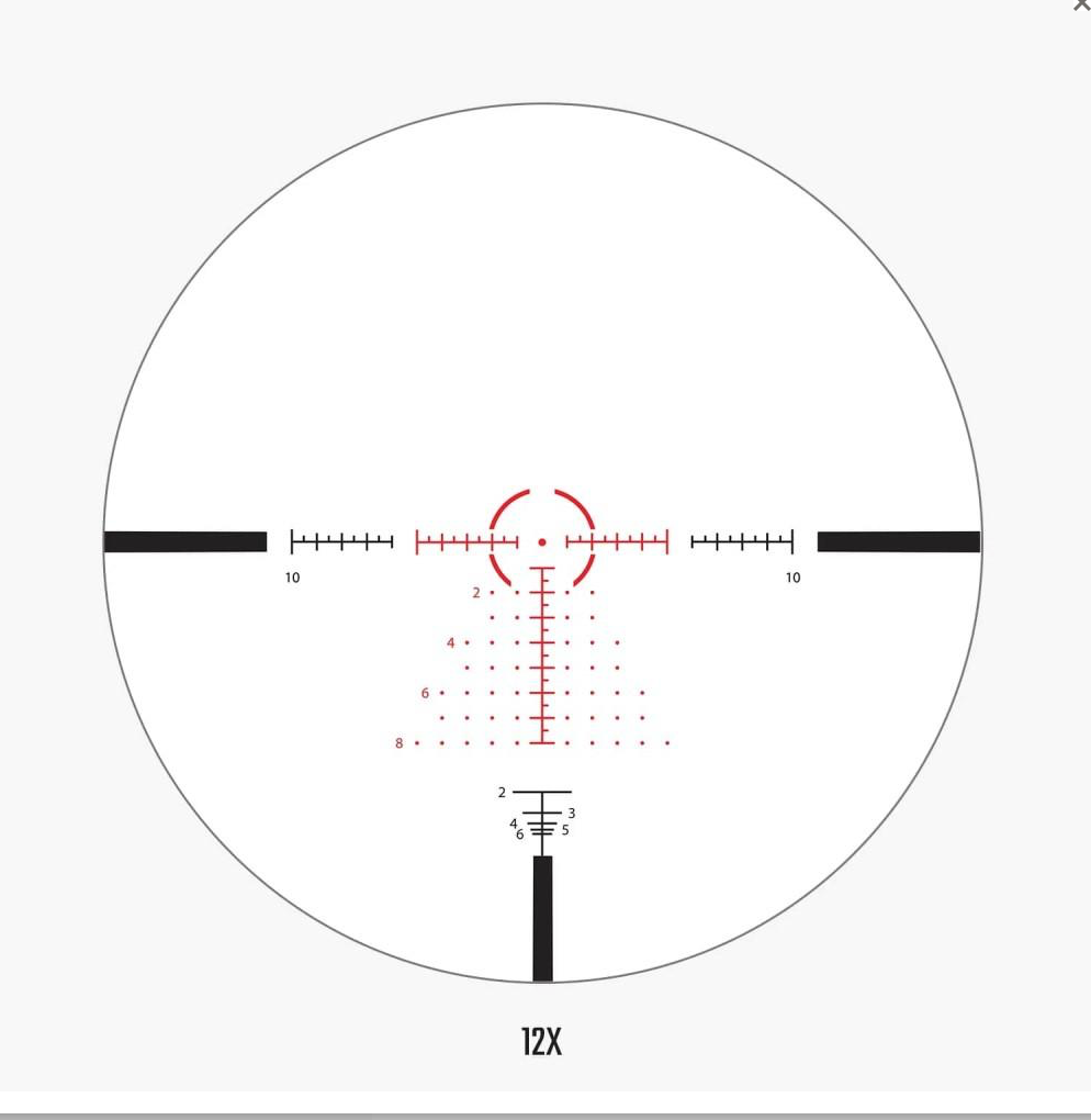 Athlon Helos BTR Gen2 2-12x42mm FFP Illuminated AHMR2 MIL Rifle Scope