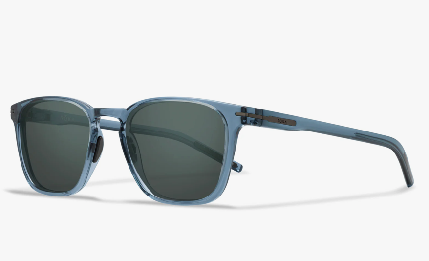 COMING SOON: Rory 2.0 Sunglasses: Crystal Slate Frame - Dark Carbon (Polarized) Lens