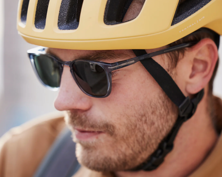 COMING SOON: Rory 2.0 Sunglasses: Crystal Slate Frame - Dark Carbon (Polarized) Lens