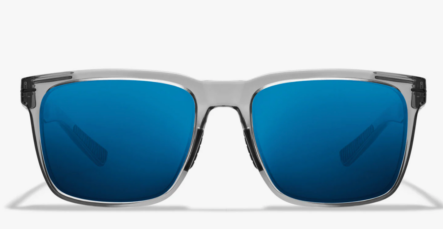 COMING SOON: Barton 2.0 Protective:Crystal Grey Frame - Glacier Mirror (Polarized) Lens