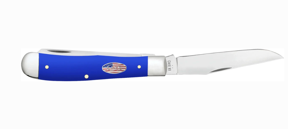 Case Royal Blue Synthetic Trapper Pocket Knife