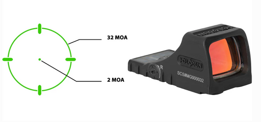 Holosun SCS-M-GR Solar Charging Green Dot Sight for Glock MOS