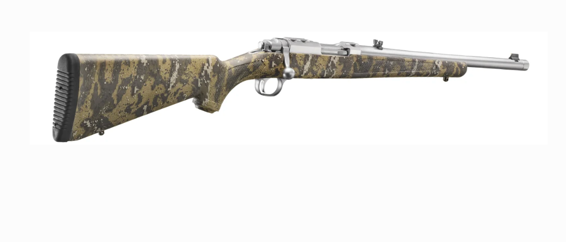 Ruger 77/44 .44 Rem Mag Stainless Threaded Rifle Desolve Camo