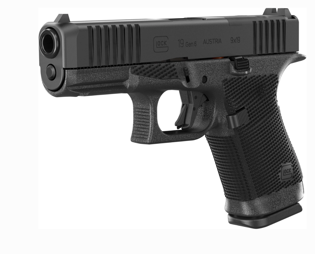 GLOCK 19 Gen6 9mm Optics Ready 15-Round Black