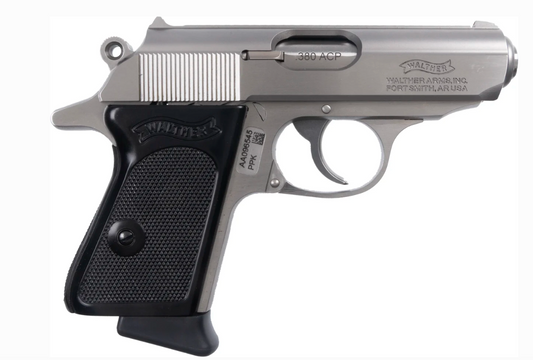 Walther PPK .380 ACP 3.3-Inch Stainless 6-Round Pistol