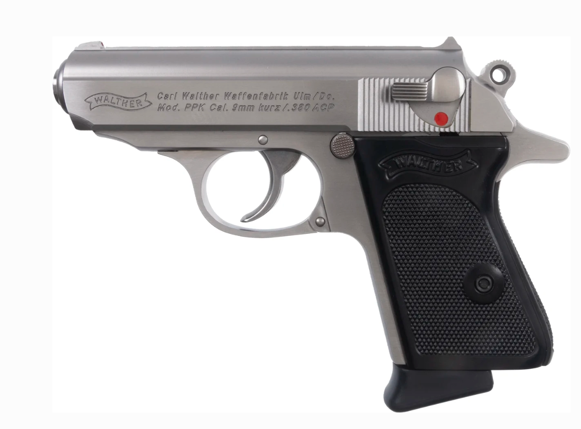 Walther PPK .380 ACP 3.3-Inch Stainless 6-Round Pistol