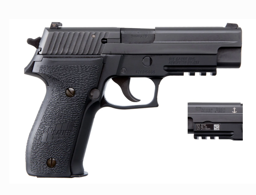 SIG Sauer P226 MK25 9mm 4.4" Black 15+1