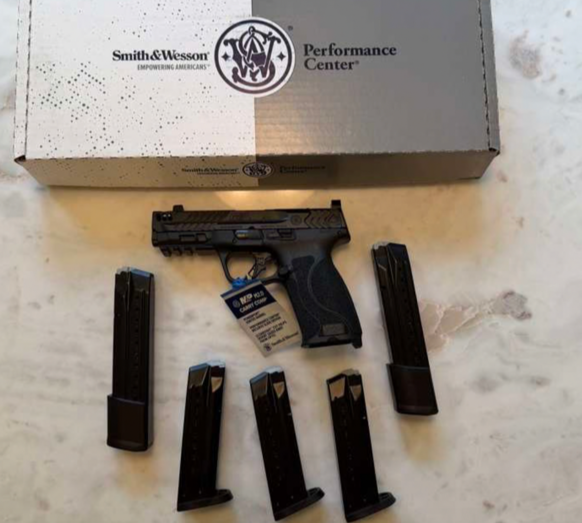 S&W PC M&P9 M2.0 Carry Comp 9mm Davidson's Exclusive 5 Mags