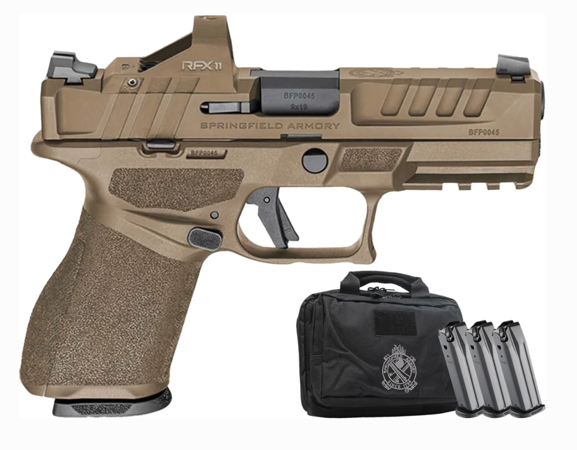 Springfield Armory Echelon 4.0C Gear Pac 9mm Desert FDE with Viridian RFX11