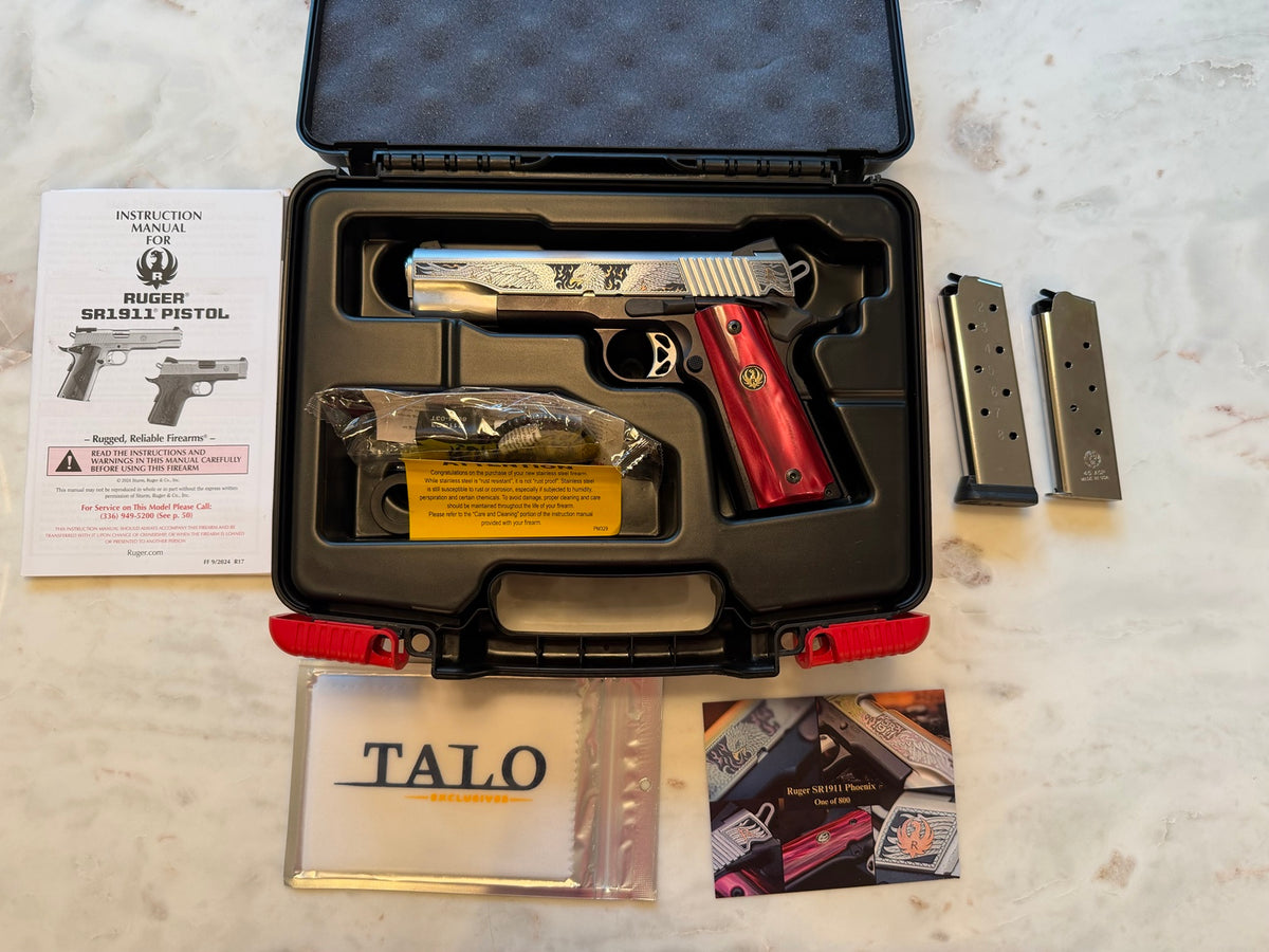 Ruger SR1911 Phoenix TALO Exclusive .45 ACP 5" Limited Edition 1 of 800