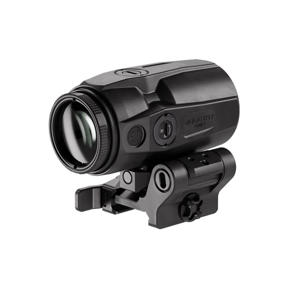 IN TRANSIT-SIG Sauer JULIET3T-AMR 3x22mm Magnifier – Black, PowerCam90 QR Mount