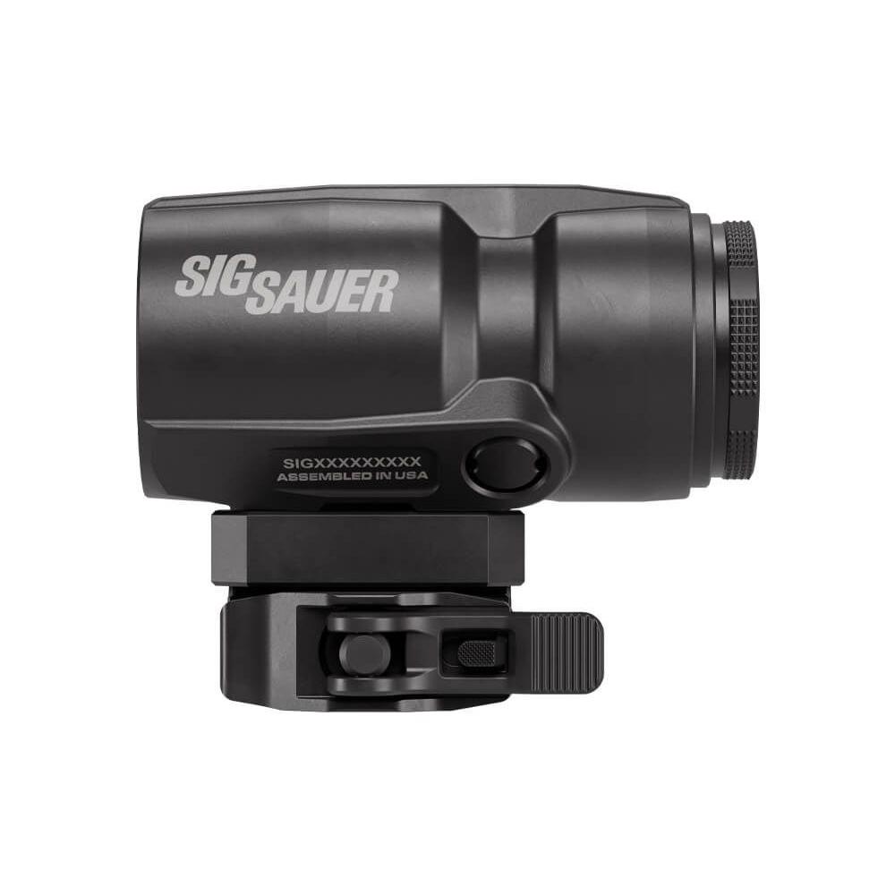 IN TRANSIT-SIG Sauer JULIET3T-AMR 3x22mm Magnifier – Black, PowerCam90 QR Mount