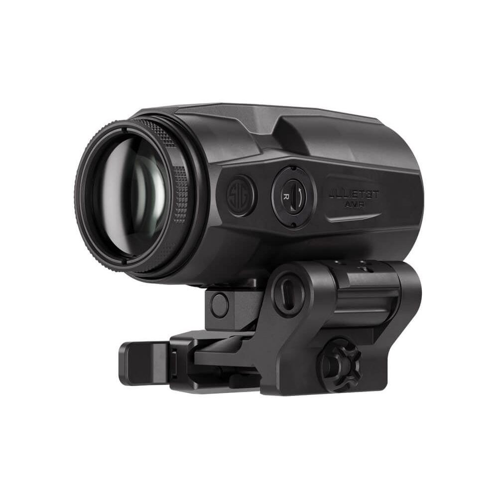 IN TRANSIT-SIG Sauer JULIET3T-AMR 3x22mm Magnifier – Black, PowerCam90 QR Mount