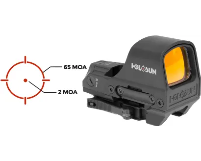 IN TRANSIT: Holosun HS510C Open Reflex Sight, Red Multi-Reticle