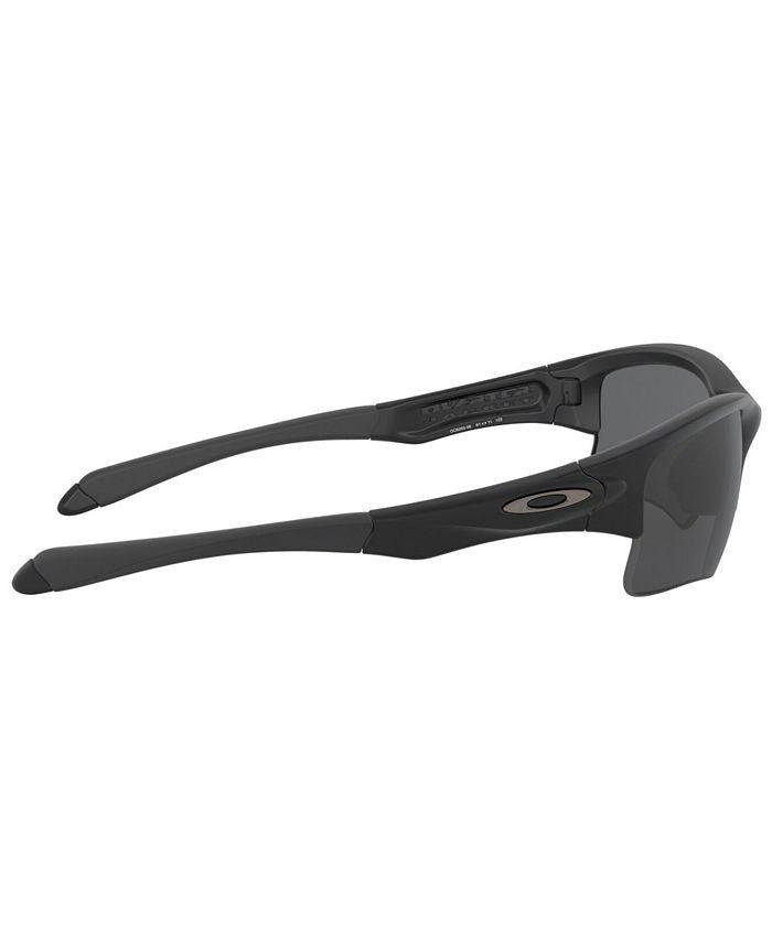 OPEN-BOX Oakley SI Quarter Jacket Matte Black Grey Sunglasses